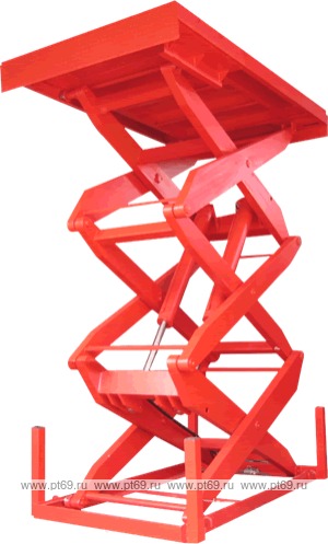Стационарный подъемный стол с тройными ножницами Lema LM HCL-2.0-3.5