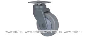 Колесо поворотное с площадкой Lema EA2-TPE-100-80-7
