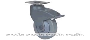 Колесо поворотное с площадкой Lema EA2-TPE-100-80-B7