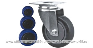 Колесо поворотное с площадкой Lema EI2-RUB-125-140-7