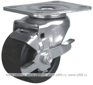 Колесо поворотное с площадкой Lema FB2-PO-75-180-B3