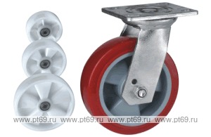 Колесо поворотное с площадкой Lema GC2-TPA-200-350-6