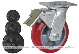 Колесо поворотное с площадкой Lema GC2-PL-150-290-M6